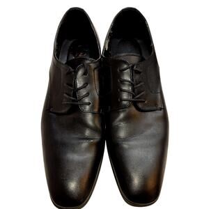Calvin Klein 11 11M Black Lace Up Men's Dress Shoes Medium Width